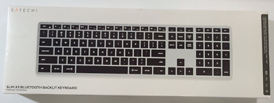 Satechi Slim X3 Bluetooth Backlit Keyboard for Mac, Space Grey (ST-BTSX3M)