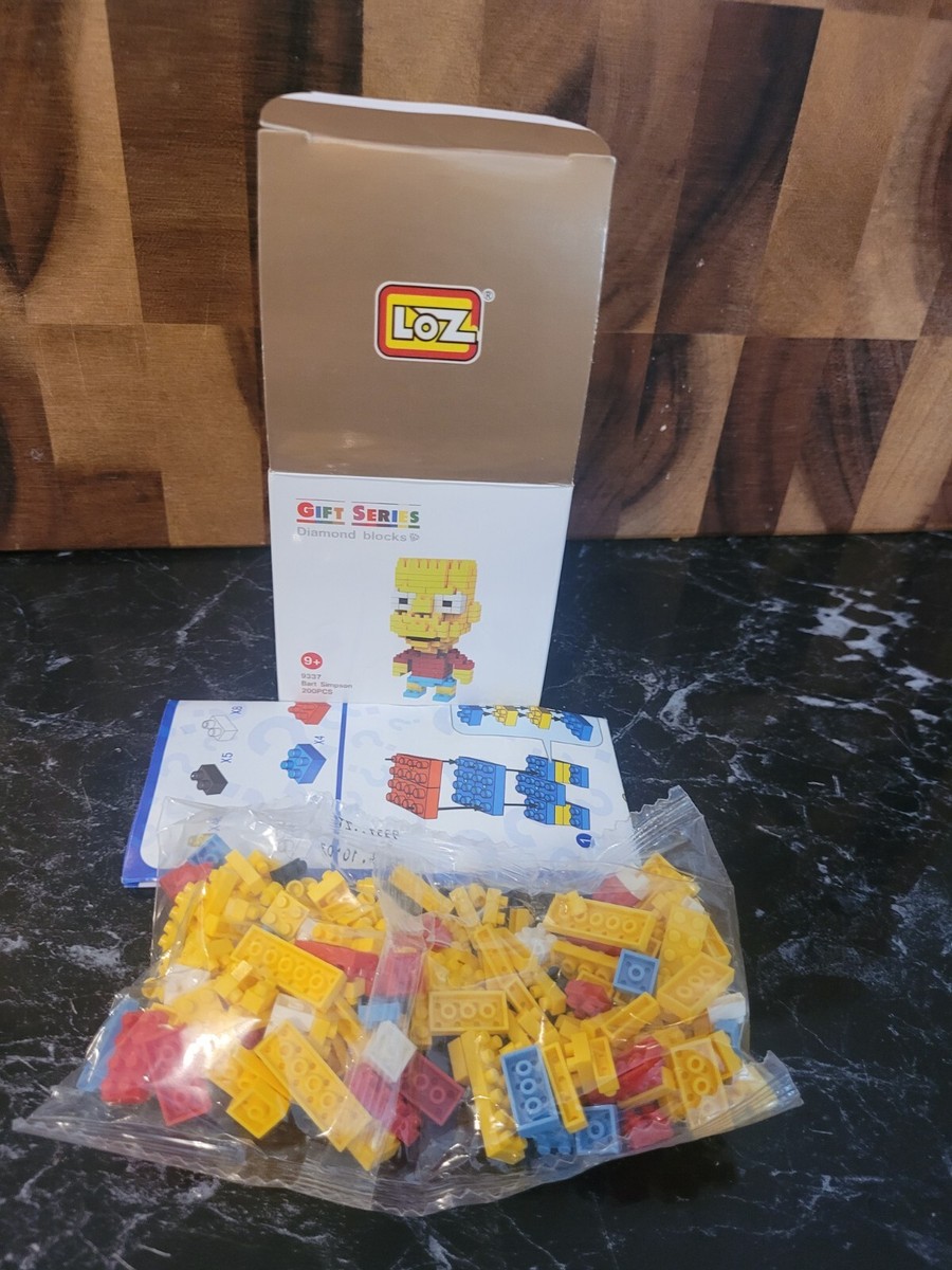 BART SIMPSON Gift Series LOZ Diamond Blocks 200 PCS New