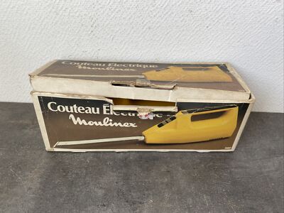 Couteau électrique Moulinex Vintage – Avec Boîte D'origine – Cuisine Rétro