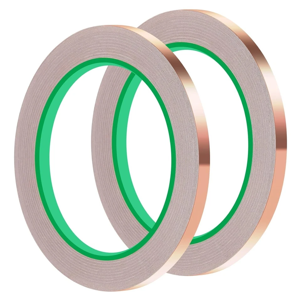 2PCS Copper Tape with Dual Side Conductive Copper Foil Tape Strong 1/4inch - Image 4 of 4