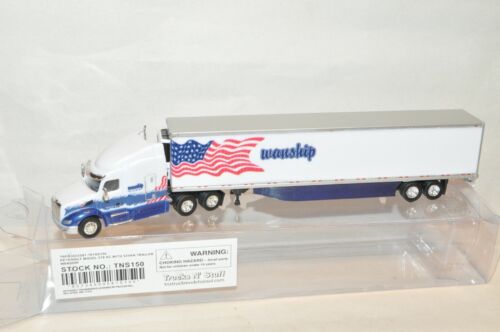 HO scale Trucks n' Stuff WANSHIP Peterbilt 579 SC tractor 53' reefer van trailer