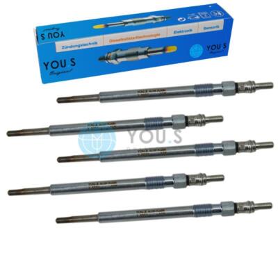 5 Stück YOU.S Original Glühkerzen für VOLVO S60 I S80 I V70 II XC70 XC90 I 2.4 D