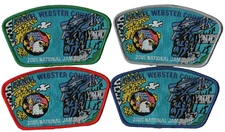 2005 Jamboree Daniel Webster Council NH Set of 4 JSP Bdr (AR1826)