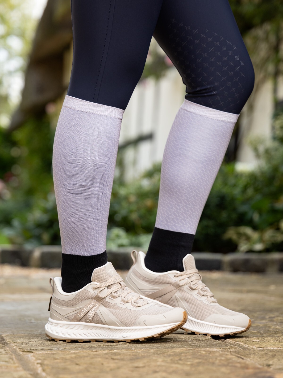 SAOLA Calze LeMieux Footsie Junior Fede Ash suola imbottita elastica supporto sport