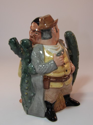 Royal Doulton Ltd Ed Cowboy und Indianer 7" doppelseitige Teekanne D7176 TOP - Bild 3 von 9