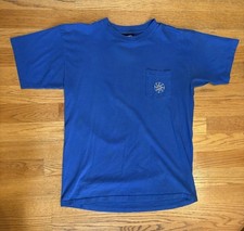 Marlboro Unlimited Ski T Shirt XL Alpine Blue Vintage USA Made