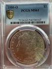 1880-O Morgan Silver Dollar PCGS MS61