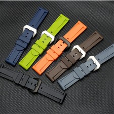 Quality Soft Silicone Watch Straps Mens Band 22/24/26mm for Panerai PAM111/44122