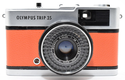  Exc OLYMPUS TRIP 35 Orange Point & Shoot 35mm Filmkamera Japan 2741776