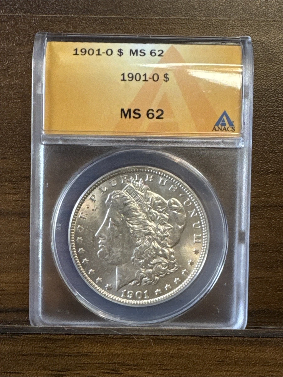 MS 62 Graded 1901 Year Morgan US Dollars (1878-1921) for sale | eBay