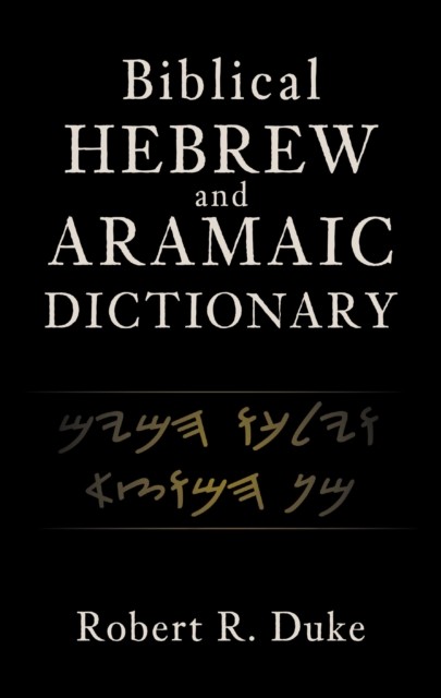 Biblical Hebrew and Aramaic Dictionary by Robert R. Duke 9780310119517 NEW - Image 3
