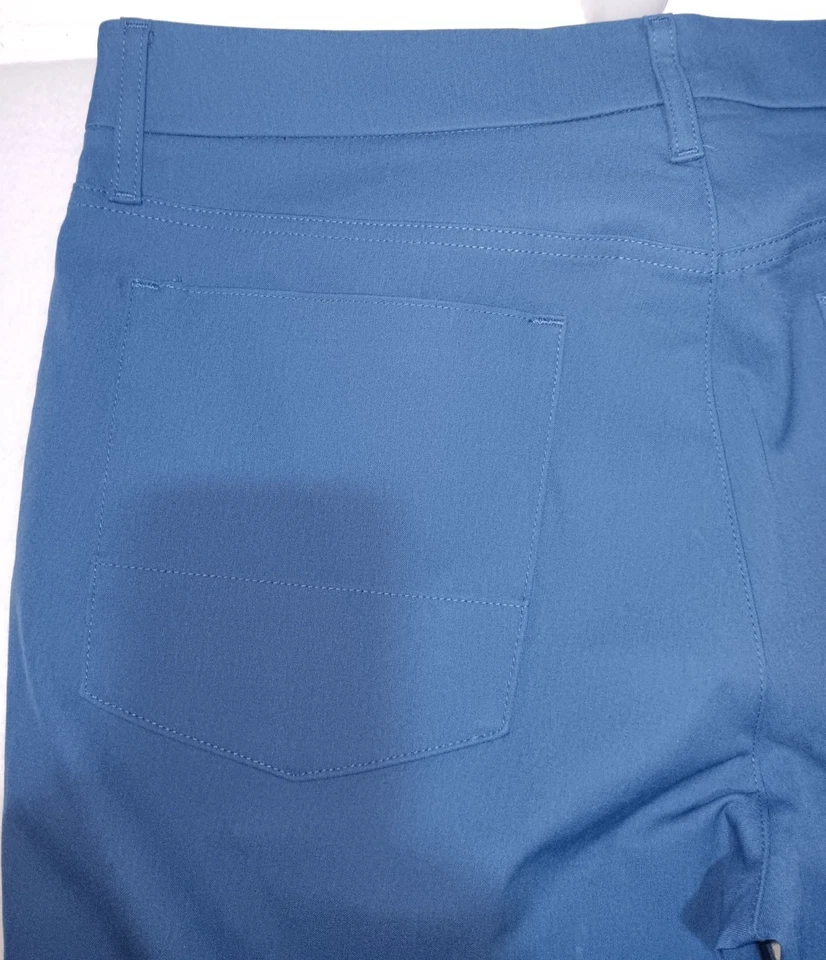 Pantalones chinos ajustados rectos 7 For All Mankind azul claro para hombre talla 33x30 Foto 4 de 4