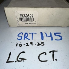 Unbranded White Box Semi Metallic Disc Brake Pads PSSD529  NOS Made In Canada