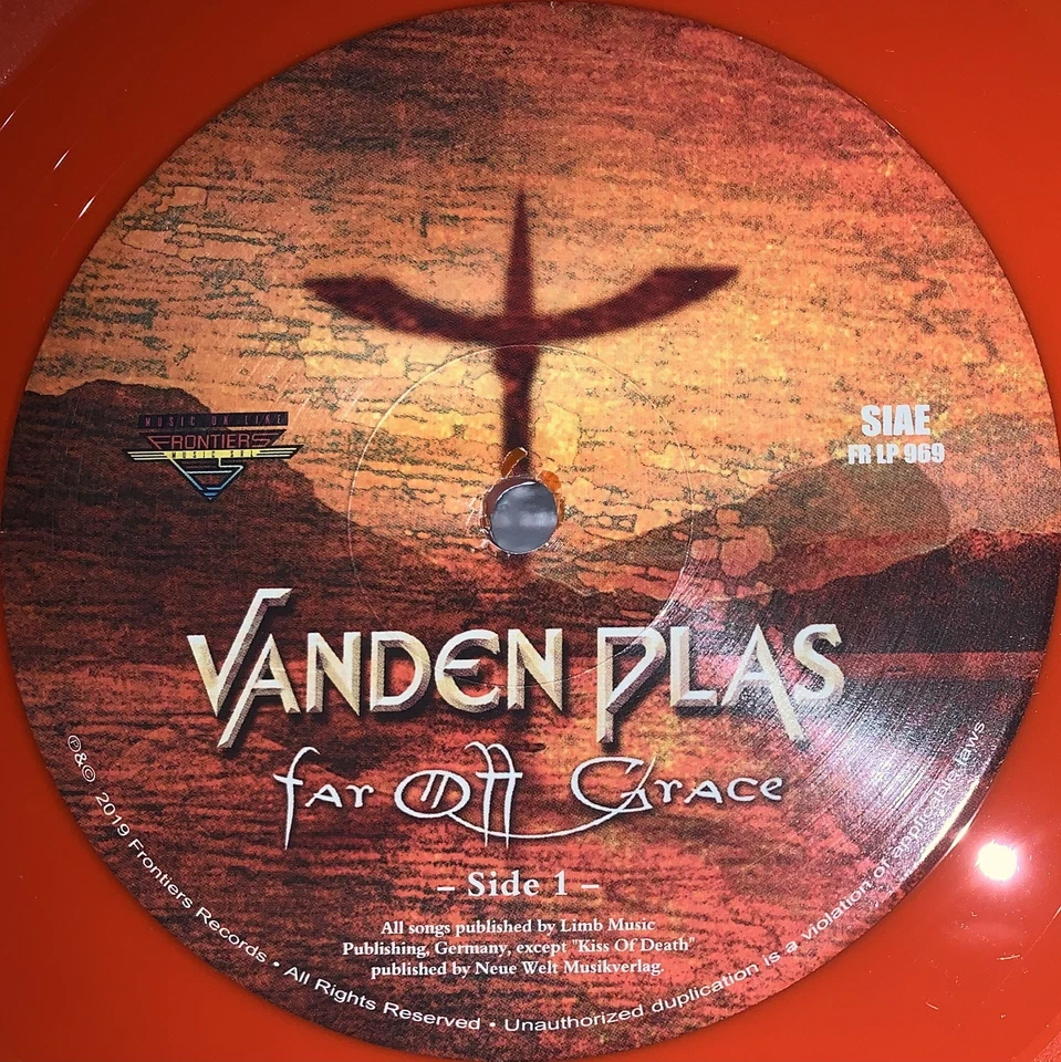 Vanden Plas - Far Off Grace 2019 Germany Limited Edition Orange Vinyl EX/NM  - Image 3 of 4