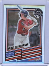 2026 Panini Stars & Stripes Prizm USA Baseball - Silver #87 Jared Grindlinger