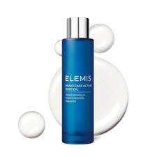 ELEMIS Active Body Concentrate Musclease 100ml, Revitalizing Massage Oil for Tir
