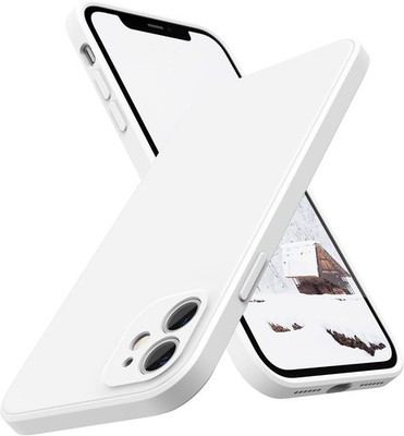SURPHY Flat Silicone Case kompatibel mit iPhone 11, Liquid Slim Fit