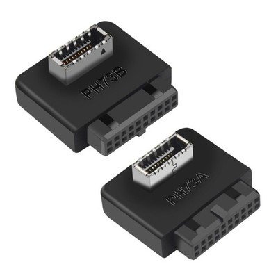 Motherboards Adapter TypeE to 19/20Pin Header Splitter for Internal Connection
