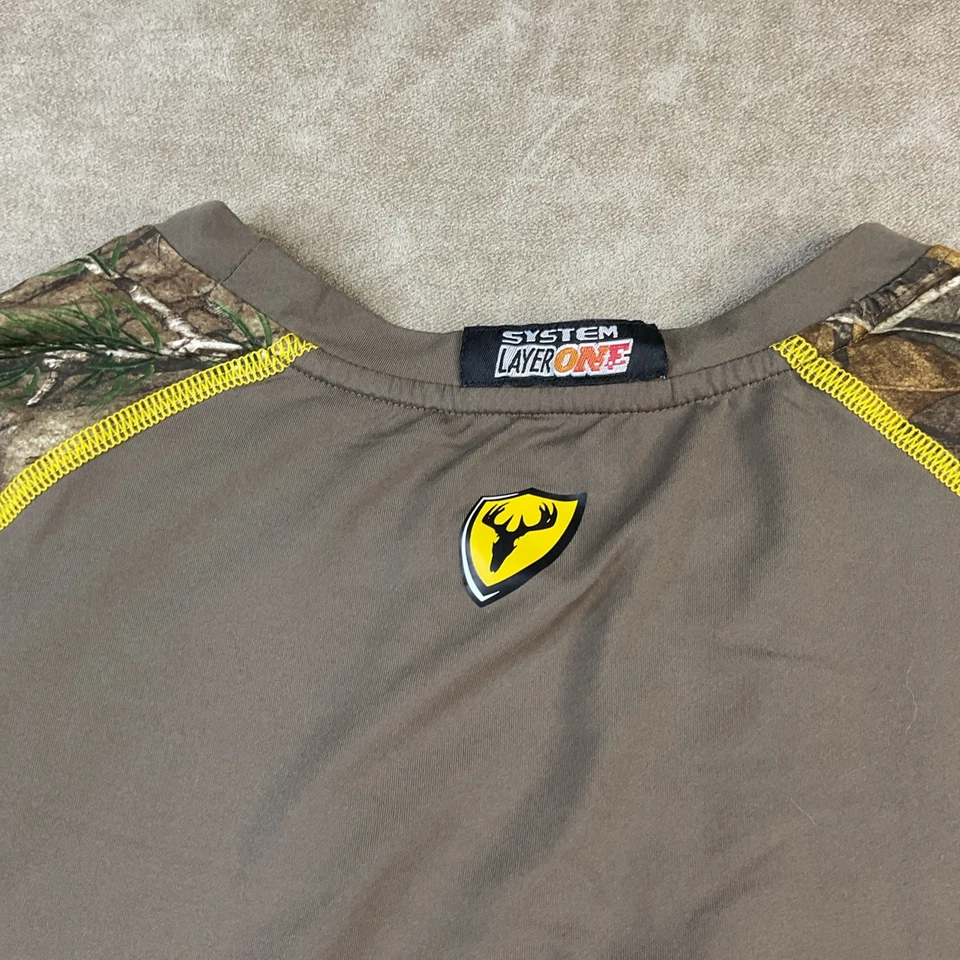 Scent Blocker Hunting Shirt Realtree S3 Trinity System Layer One Men Sz M - Image 3 of 4