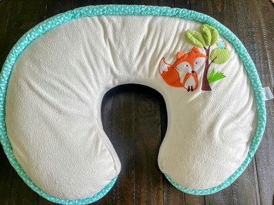 Boppy LUXE Feeding and Infant Support Pillow Woodland Foxes Owls