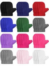 24 Pairs Mittens Winter Warm Soft Stretchy Gloves for Baby Boys Girls 1-4 Yea...