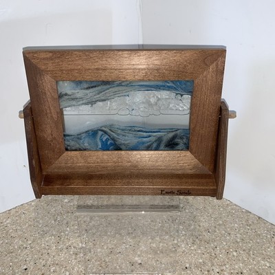 Exotic Sands Park City Utah William Taber Liquid Sand Art Wood Easel Flip Frame