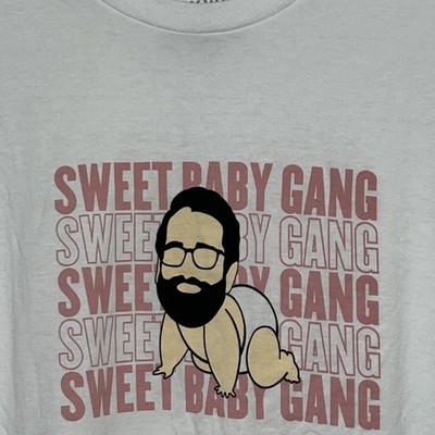 Daily Wire Matt Walsh Sweet Baby Gang Graphic T-Shirt White Mens Medium