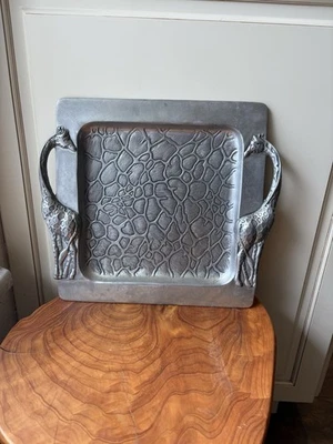Arthur Court Giraffe Tray 2002 - Image 1 of 4