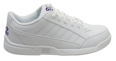 BSI Youth Girls Sport White/Purple Bowling Shoes