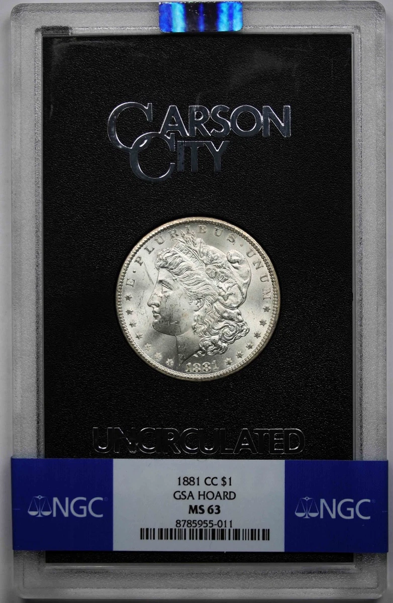 1881年 モルガン・ダラー $1 MS 63 MS 63 Graded 1881 Year Morgan US Dollars (1878-1921) for sale | eBay