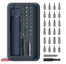 HOTO 3.6V Electric Screwdriver Tool Kit Rechargeable Magnetic Case Lid 3 Torque