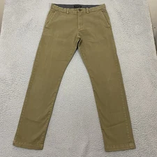 Banana Republic Pants Mens 32x32 Beige Fulton Skinny Chino Measure 33x30.5
