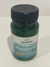 Swanson Melatonin - Dual-Release 3 mg 60 Tablets - Exp 04/26