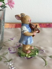 Villeroy & Boch OSTERN Kapelle ♫ Bunny Family ♫ Hase Mädchen m. Geige ♫ RARITÄT♫
