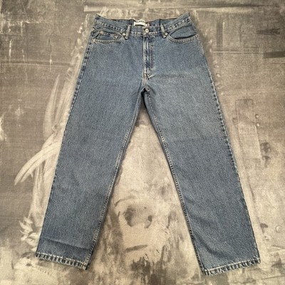 Levis 550 Jeans Mens 36x30 Blue Relaxed Tapered Leg Denim Canada Casual