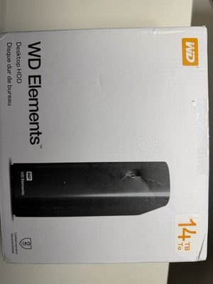 Western Digital 14TB WD Elements Desktop External Hard Drive-WDBWLG0140HBK-NESN