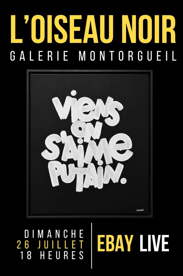 🖤 L'OISEAU NOIR | Vente Live Exclusive