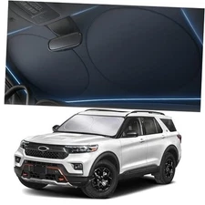 Foldable Windshield Sun Shade for Car – 240T Reflective UV and Heat Medium