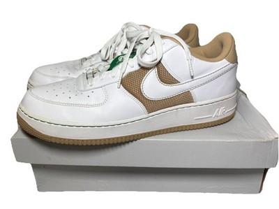 Nike Air Force 1 07 White Hay Pine Green 315122-211  2006 Sz 13