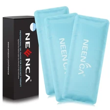 Reusable gel ice packs 3 pack hot and cold therapy