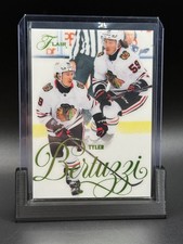 25-26 2025-26 Flair Tyler Bertuzzi GREEN FORECHECK #24-Blackhawks /349