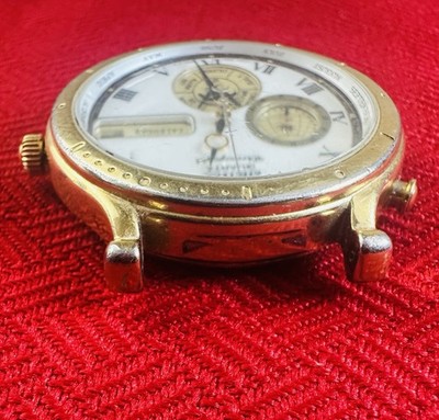 Seiko 6M23-8000 Chronograph Intelligent Calendar New Batt + Lizard