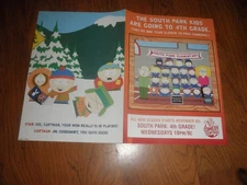SOUTH PARK   -Original Magazine Print-2000_ KIDS 4TH GRADE_CARTMAN'S MOM PIN-UP