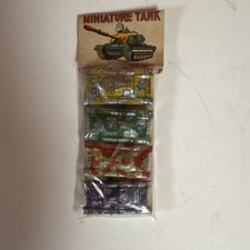 Vintage Tin Toy Tanks Set Made in Japan Multicolor for Age 17 Years