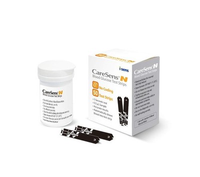 CareSens N Blood Glucose Test Strips 50 ct - Only for CareSens N Family Meter