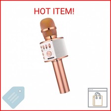 BONAOK Wireless Bluetooth Karaoke Microphone,3-in-1 Portable Handheld Karaoke Mi