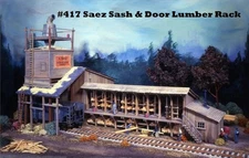 Campbell Scale Models 417 HO Saez Sash & Door Machine Shop, Shed & Hopper Kit
