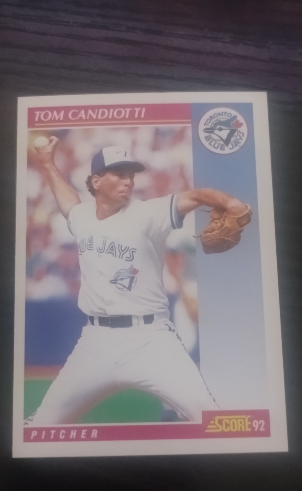1992 Score - Tom Candiotti #575