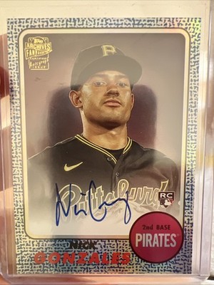 2024 Topps Archives 1968 Fan Favorite Autographs Nick Gonzales AU, RC) 11/25