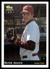 Derek Aucoin 1991 Classic Best Sumter Flyers #2 Sumter Flyers MLB READ FREE SHIP